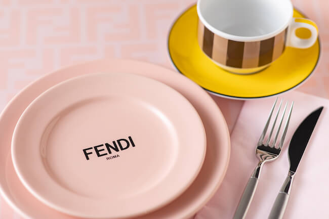 『フェンディ カフェ バイ アニヴェルセル(FENDI CAFFE by ANNIVERSAIRE)』カトラリー