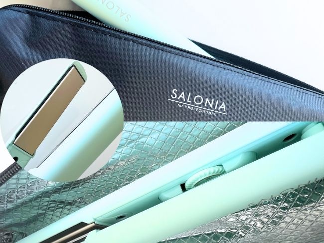 『SALONIA ストレートヘアアイロン』24mm：セレブレイトグリーン_2