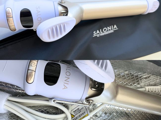 『SALONIA セラミックカールヘアアイロン』25mm：セレブレイトパープル_1