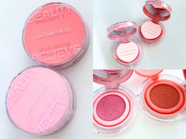 イエベカラーの「コーラルヘイロー」とブルベカラーの「バブリーピンク」